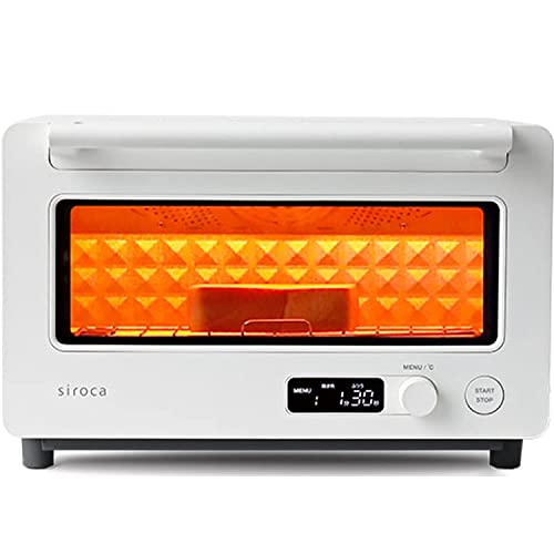 シロカ すばやきトースター [90秒で極上トースト/炎風テクノロジー/かんたん操作/かしこいオートモード/クロワッサン/ノンフライ調理/庫内高さ10cm/オーブントースター] ST-2D351 ホワイ