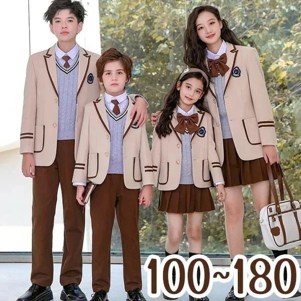 女の子 男の子 中学 小学生 卒業式 入学式 スーツ 受験 学生服 通学 4点セット 5点セット 大きいサイズ セーラー服 女児 ジュニアスーツ 子供スーツ お受験 発表会 ベージュ 100 110