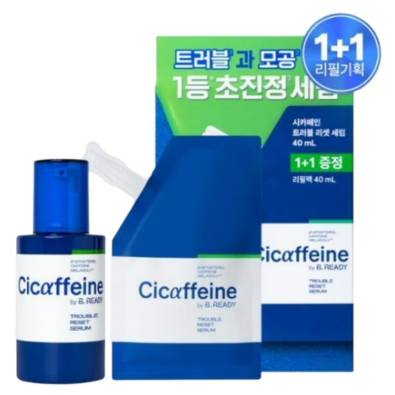 [トラブル+毛穴] シカフェ トラブルリセット セラム 40ml + 40ml詰め替え 1+1 企画 大容量 限定販売