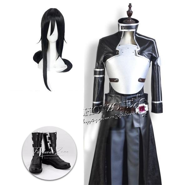 ソードアート・オンライン風 桐ヶ谷 和人 キリト コスプレ衣装ウイッグ靴 コスチューム コスプレ服 アニメ コスチュームハロウィン アニメ 衣装