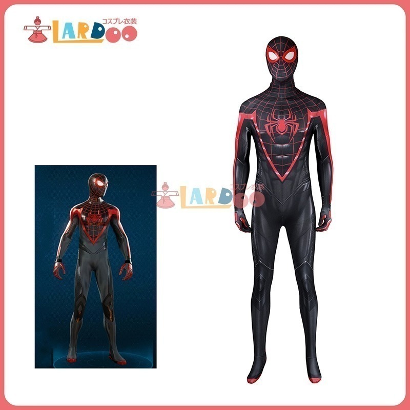 スパイダーマン2 PS5 Spider-man マイルス モラレス ボデイー コスチューム コ スプレ衣装389