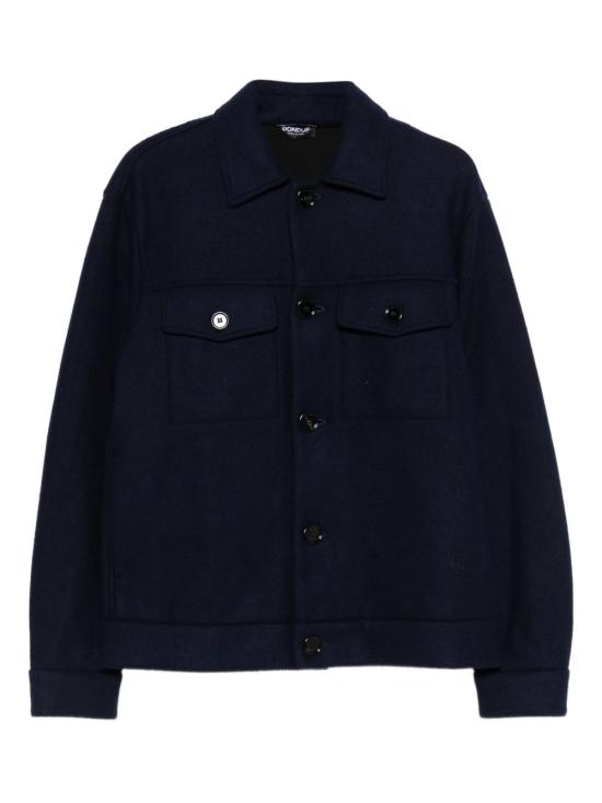DONDUP Men Shirts UJ991 KF0249UXXXDU890 Blue