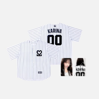 Qoo10] fantagio music aespa BASEBALL UNIFO : KPOP