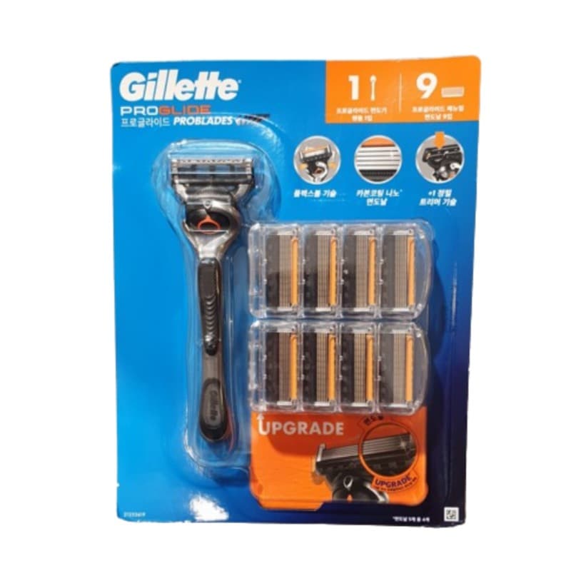 ジレット プログライド シェーバーセット 1+9