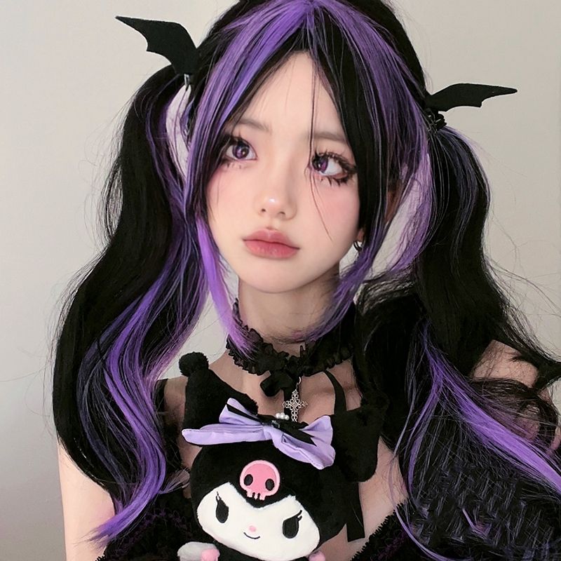 人气新作フルウィッグ cos ハロウィン コスプレ ウィッグ ロリータ ファッション cos ロンググラデーション ロングヘアーウィッグ 46aa429