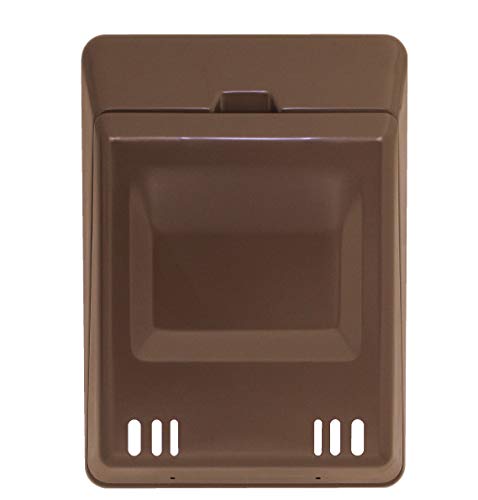 シブタニ 郵便受箱 ブラウン ドアポスト [縦380×横270×高さ96(mm)] DP-68N