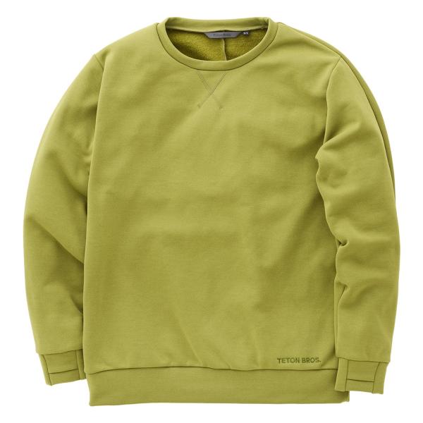 【Teton Bros. ティートンブロス】OCTA FLEECE CREW オクタフリースクルー 軽量 高保温 速乾 防寒 フリース トレーナー アウトドア キャンプ ARMY GREEN