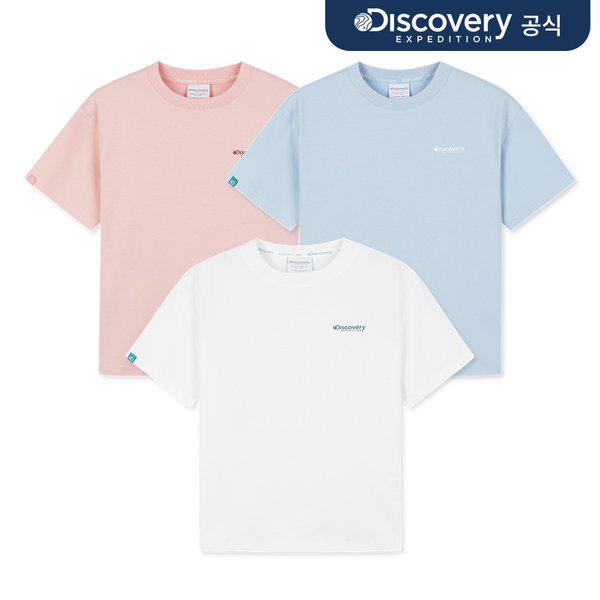 [ディスカバリー] キッズフレッシュベントネイチャーグラフィック半袖Tシャツ3種択1 _