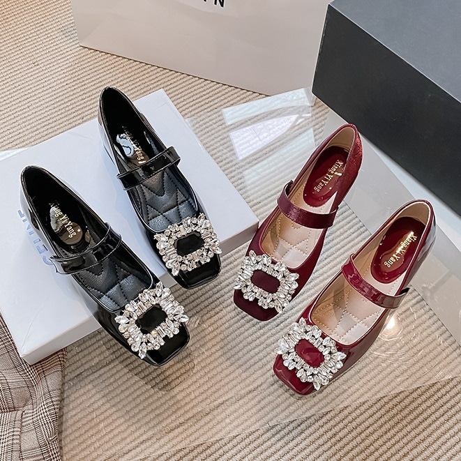 【送料無料】レディース 靴 シューズ パンプス ローファー ラインストーン キラキラ