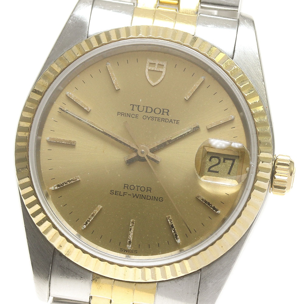 チュードル TUDOR 74033 プリンス オイスターデイト YGベゼル cal.2824-2 自動巻き メンズ _826010【中古】