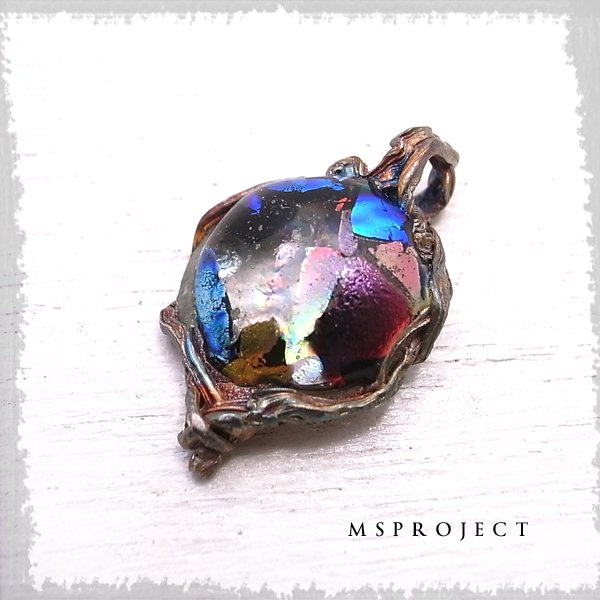 チタンガラスペンダント ネックレス ダイクロガラス NASA エムエスプロジェクト MS project 鬼束信 msp-057 9,600円