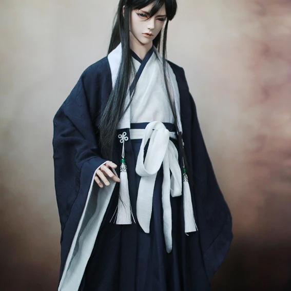 BJDドール服 古風衣装セット 7色時代服 80cm/70cm/SD/MSDサイズ人形用
