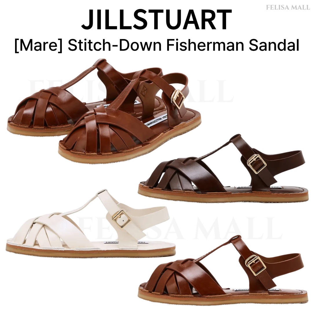 [JILLSTUART] 【Mare】 Stitch-Down Fisherman Sandal 女性サンダル 韓国人気