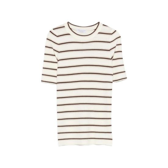 BRUNELLO CUCINELLI Women Tops M14864100 CVO63 NEUTRALS BROWN