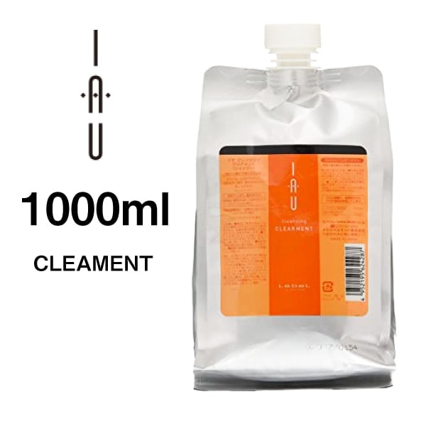 【クリアメント 詰替用 】Lebel　IAU　ルベル　イオ　クレンジング　クリアメント　1000ml　シャンプー　（ orange　D)