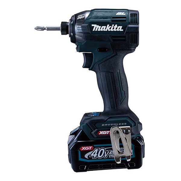 充電式インパクトドライバ 黒/40Vmax/2.5Ahバッテリ2本・充電器・ケース付 TD002GRDXB