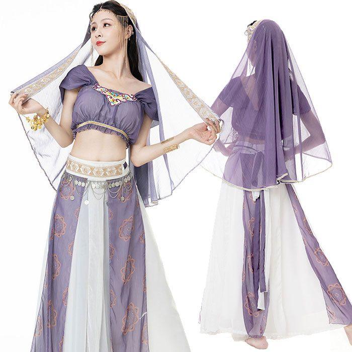 ハロウィンカーニバル ハロウィン コスプレ衣装 ダンス衣装 ベリーダンス 衣装 セット アラビアン衣装 全身セット コスプレ アラジン コスチューム ステージ ハロウィン 仮装 余興 イハロウィン コ