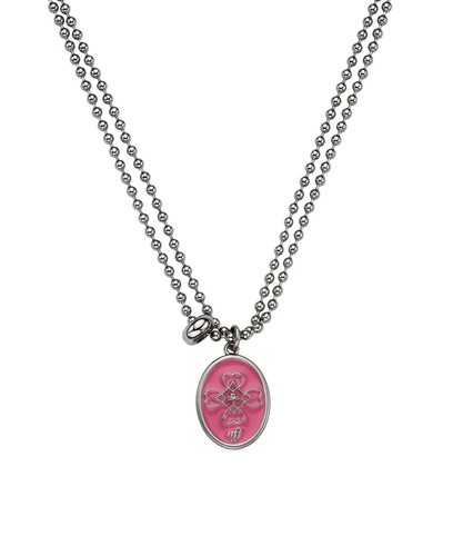 NFF knit love necklace pink ニットラブネックレス ピンク 韓国アクセサリー 正規品 ネックレス