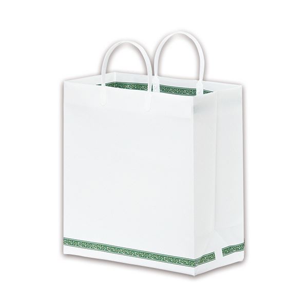 (まとめ) 日生化学 エコパールバッグ M ヨコ320×タテ350×マチ幅150mm フラワ-リボン15 1パック（10枚） (×5セット) 11,159円