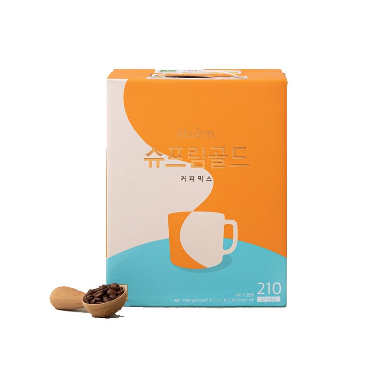【韓国定番】シュプリームゴールド 210本 パクソジュン ミックスコーヒー コーヒー 韓国コーヒー ラテ 大容量