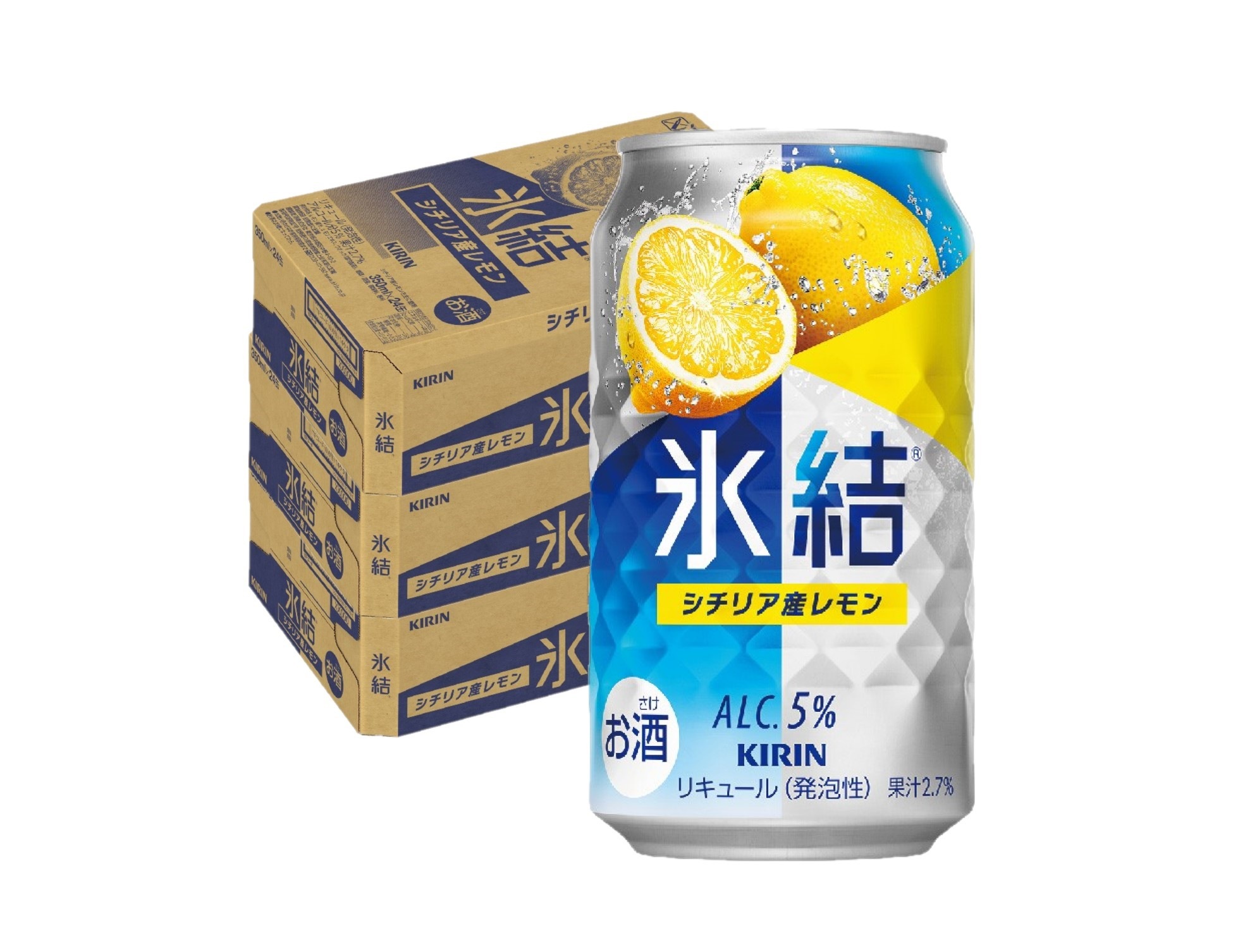 【送料無料】キリン 氷結 レモン 350ml３ケース/72本