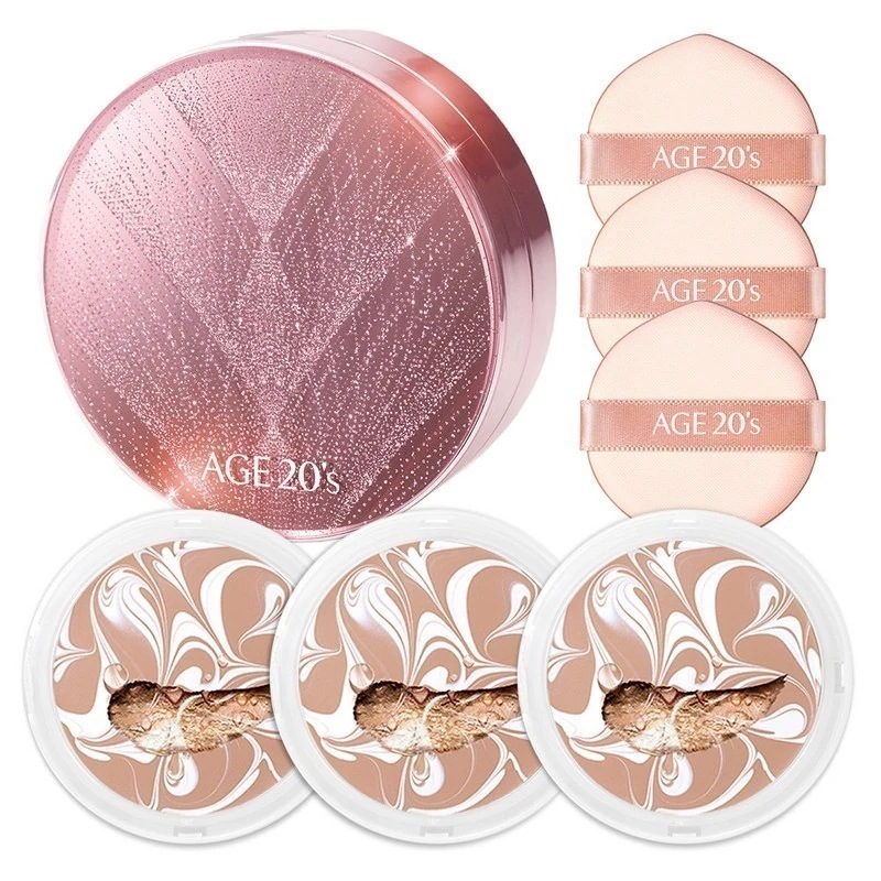 ニューオリジナル トゥインクルエディション エッセンスカバー ファクトケース + リフィル 12.5g x 3p ホワイト ミディアム ベージュ (23号) 7,304円