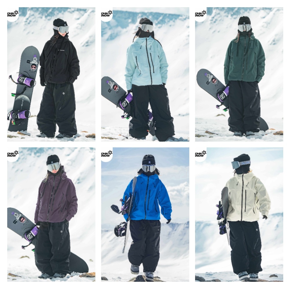 スノーボードウェア 2025 2026 上下セット サファイアブルー ベージュ フォレストグリーン パープル 黒 3L スノパンツ レディース メンズ スキーウェア スノボウェア コート スキー