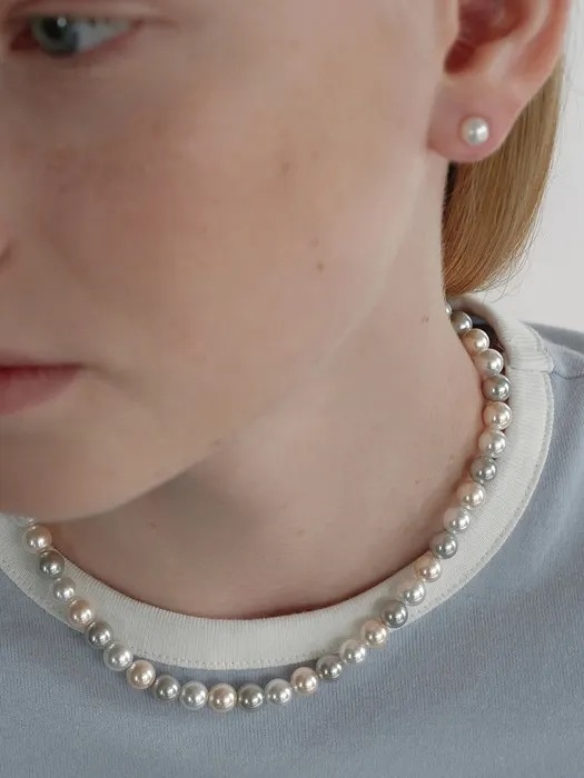 Blushing Pearls Necklace 韓国コスメ 韓国ブランド レディースファッション アクセサリー ピアス 指輪 イヤリング 韓国人気 アイドル