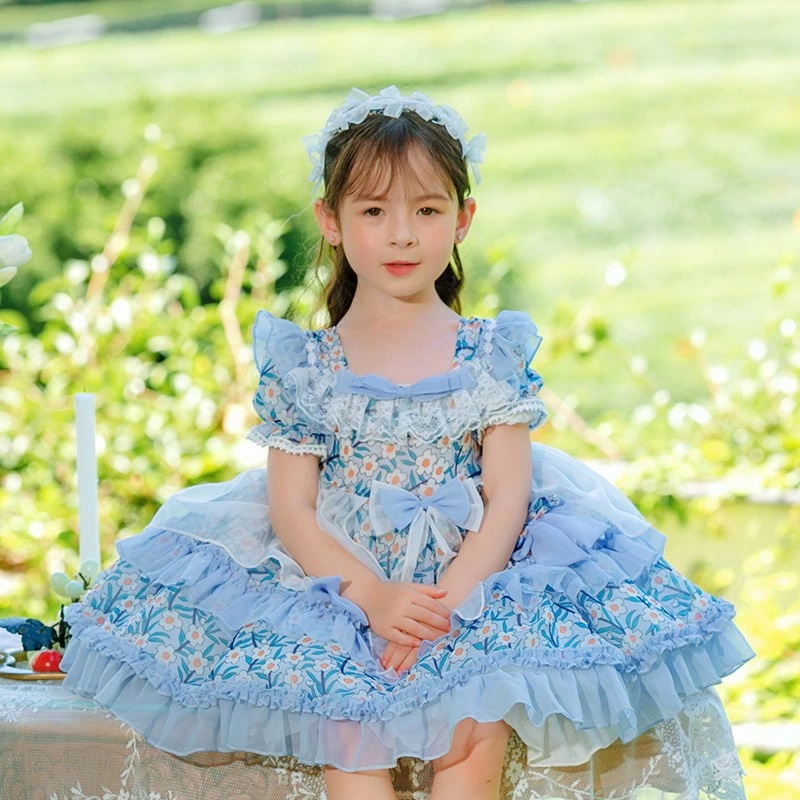 子供 ワンピース　女の子 ワンピース ゴスロリ コスプレ衣装 ガールズ キッズドレス 入園式 ベビードレス セレモニードレス チュールスカート丸襟 カジュアル パーティー 発表会 卒業会 ピアノ発表会