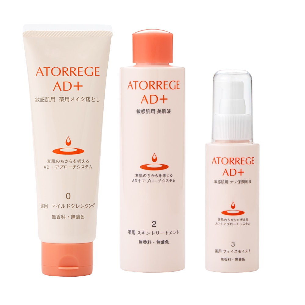 ATORREGE AD+ まとめ売り Qoo10] ロート製薬 アトレージュAD+ 基本3点セット （化 : スキンケア