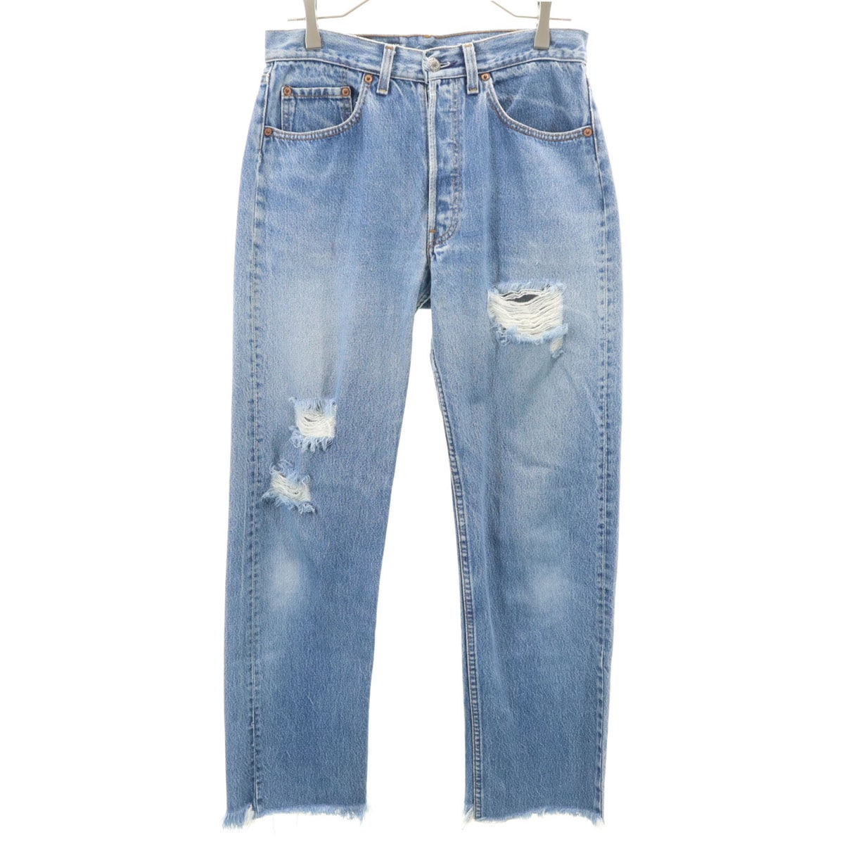 80s 501 USA製 オールド デニムパンツ w31 ブルー系 ジーンズ レディース 古着