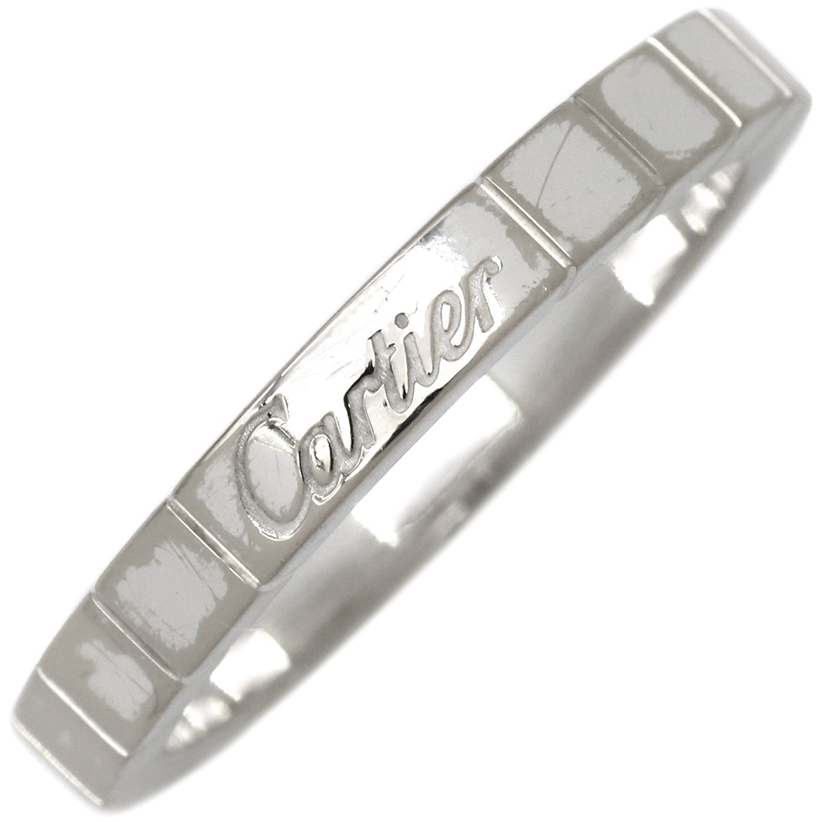 カルティエ Cartier リング 指輪 ラニエール リング K18WG ホワイトゴールド #56(JP16) 750 WG 18金 18K 16号【中古】