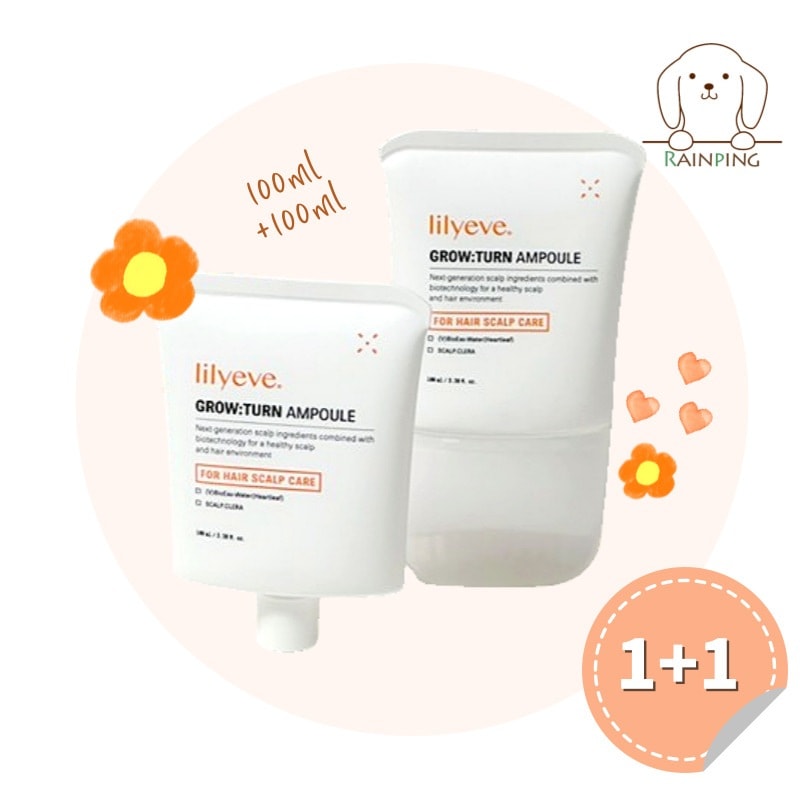 グローターンヘアアンプル100ml 1+1 (本品100ml+リフィル100ml ) /ヘアエッセンス/ヘアケア／頭皮ケア／脱毛ケアアンプル／脱毛ケアソリューション/育毛剤 4,734円