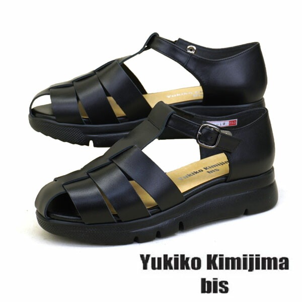ユキコ キミジマ ビス Yukiko Kimijima bis 3010 4E グルカサンダル ティーストラップ オープントゥシューズ 日本製 本革 サンダル シンプル おしゃれ かわいい カジュアル
