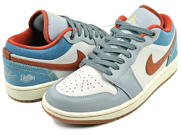 ウィメンズ エアジョーダン 1 ロー レディース スニーカー AJ1 ファントム マルチ デニム