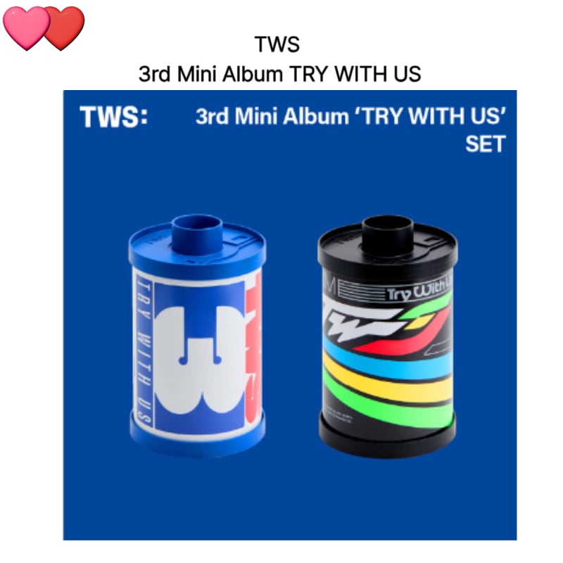 TWS 3rd Mini Album TRY WITH US 2点セット チャート反映
