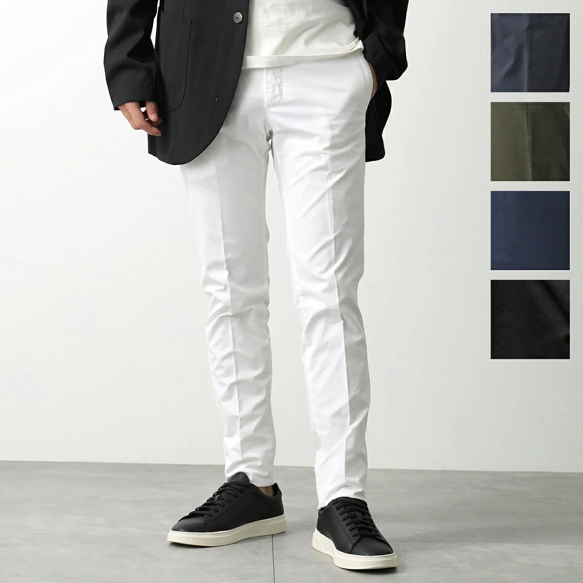 PT TORINO ピーティートリノ パンツ CODT01Z00CL1 GL04 メンズ コットンブレンド スリムフィット ストレッチ テーパード カラー6色