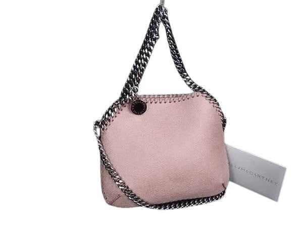 ハンドバッグ ファラベラ タイニー エコレザー - 2WAY シルバー金具 ピンク ショルダーバッグ トートバッグ ショッピングバッグ 鞄 ブランド ビジネス 斜め掛け【本物保証】