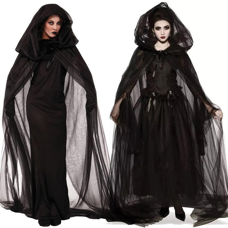 2024 ハロウィン衣装ゴースト花嫁魔女吸血鬼コスプレパフォーマンスゲーム衣装ホラー悪魔衣装