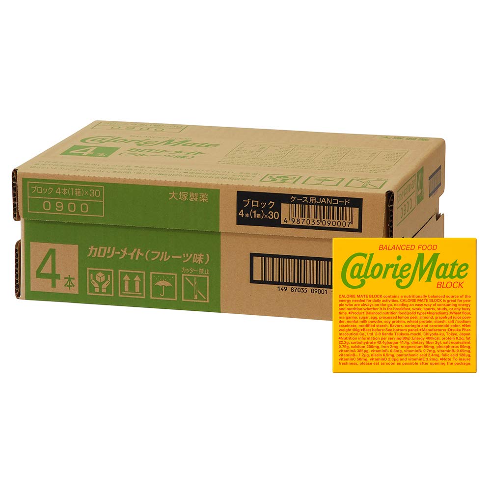 大塚製薬 カロリーメイト ブロック フルーツ 4本×30個 5,993円