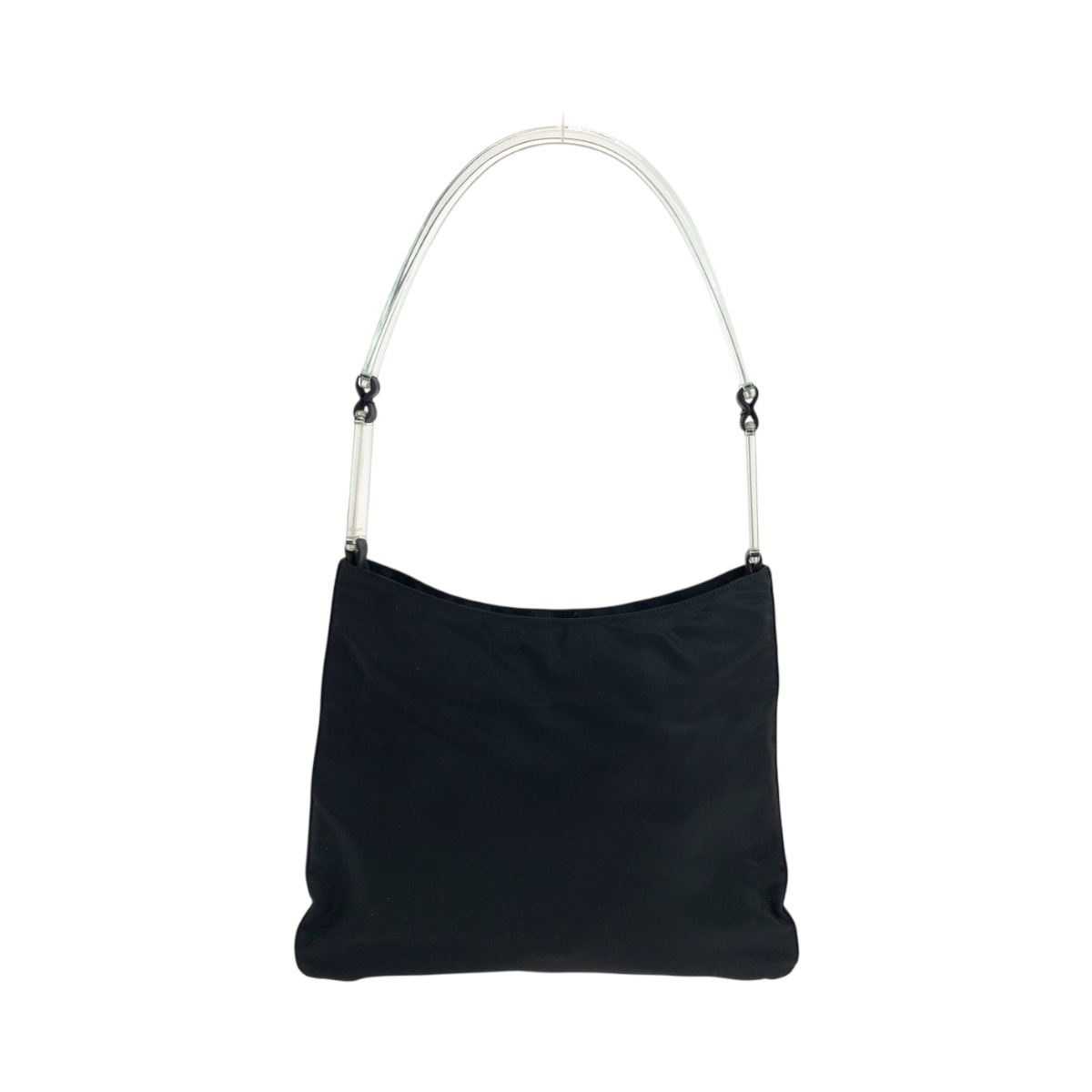美品 テスート 三角ロゴプレート ブラック 黒 シルバー金具 ナイロン/プラスチック ショルダーバッグ 肩掛け レディース 504245 16,898円