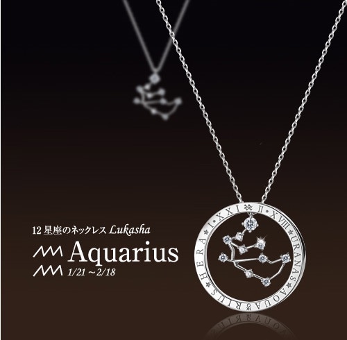 MonchuaLukasha(ルカシャ) 水瓶座のネックレス
