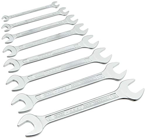 HAZET(ハゼット) 両口スパナセット 8本組 【日本正規輸入品】 450N/8RS