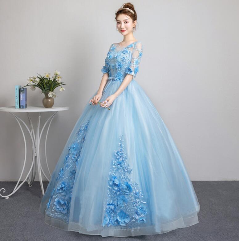 【送料無料】同窓会 前撮り 花嫁ドレス 撮影用のワンピース お姫様ドレス ロングドレス カラードレス 韓国風