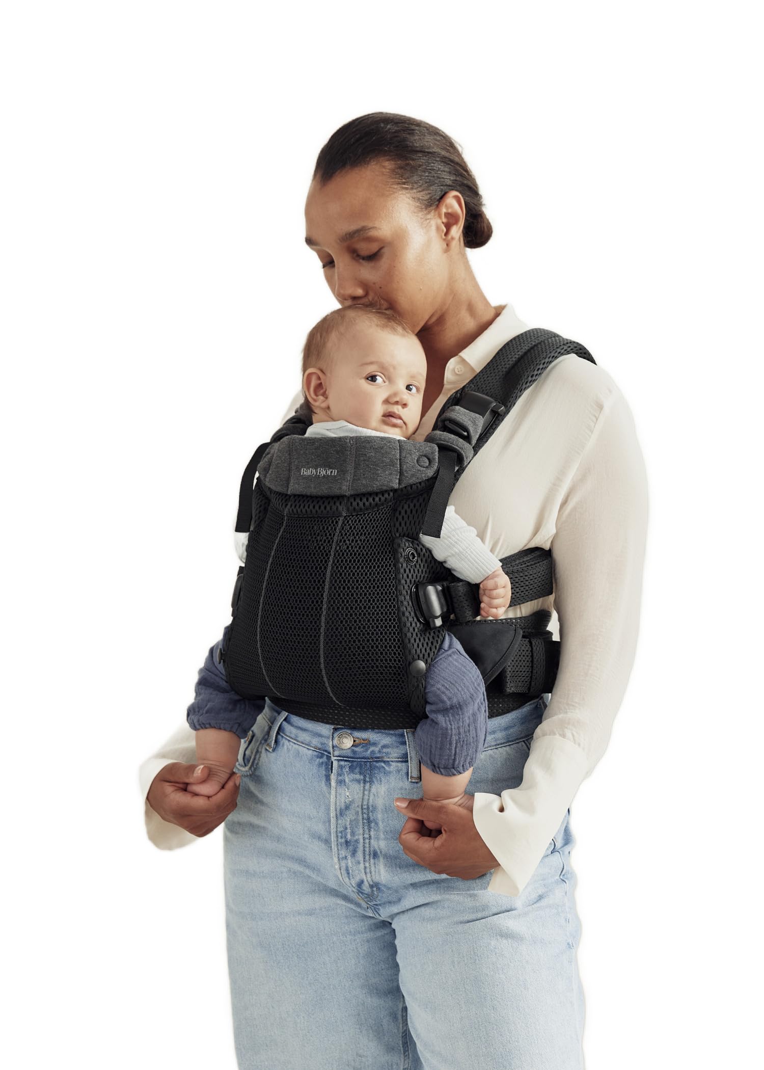 ベビービョルン 抱っこひも 0カ月~36カ月まで メッシュ素材で快適 HARMONY ブラック