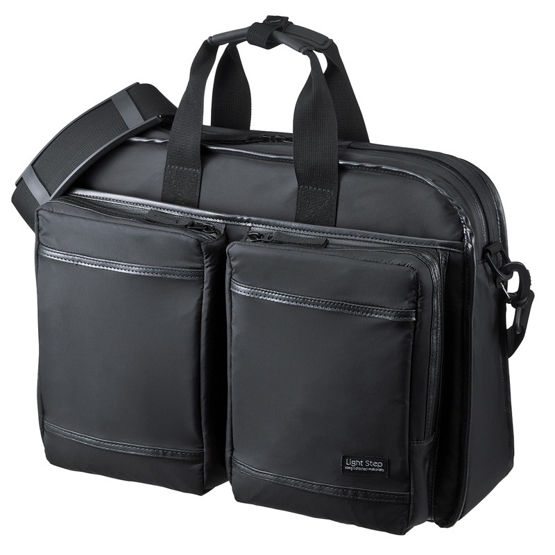 BAG-LW10BK (ブラック) 超撥水・軽量PCバッグ (3WAYタイプ 15.6インチワイド シングル)
