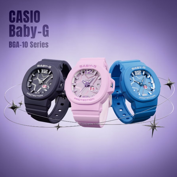 【即納】 国内正規品 CASIO カシオ Baby-G ベビーG BGA-10シリーズ Y3Kスタイル 3カラー 腕時計 レディース