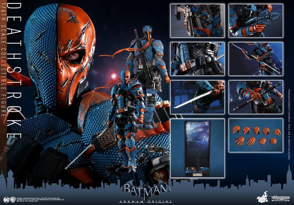 新品未開封 HOTTOYS ホットトイズ 1/6VGM30『バットマン：アーカムビギンズ』 スケールフィギュア デスストローク