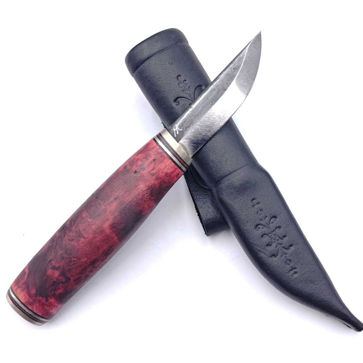【中古・未使用品】カウハバン プーッコ パヤ ナイフ レッド Kauhavan Puukko Paja アウトドア ブッシュクラフト
