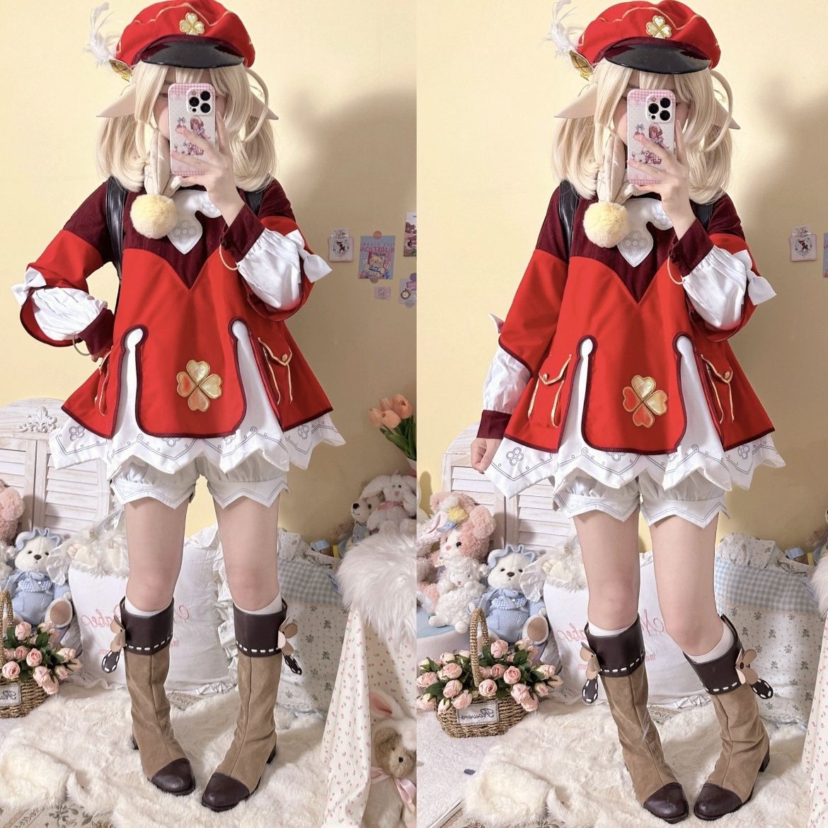 原神 クレー コス 衣装 小道具 セット 原神 ゲーム ロールプレイング ロリ コスプレ 二次元 衣装 5,129円